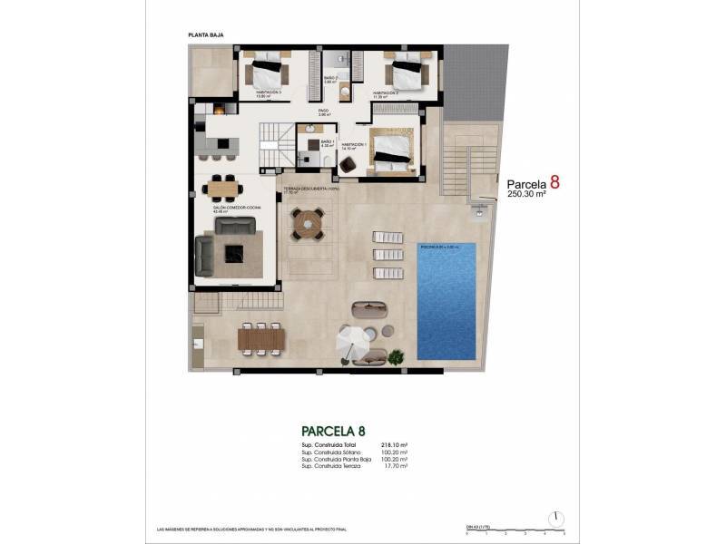 Villa en venta en Benijófar zona Atalaya Park