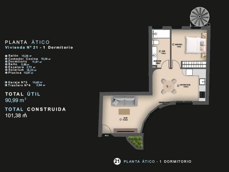 Ático en venta en Torrevieja zona Centro